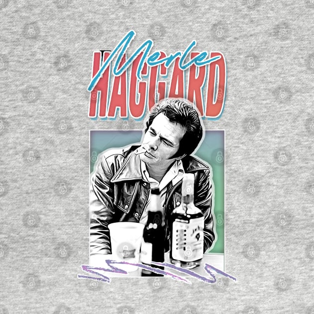 Merle Haggard  / Country Music Fan Gift by DankFutura